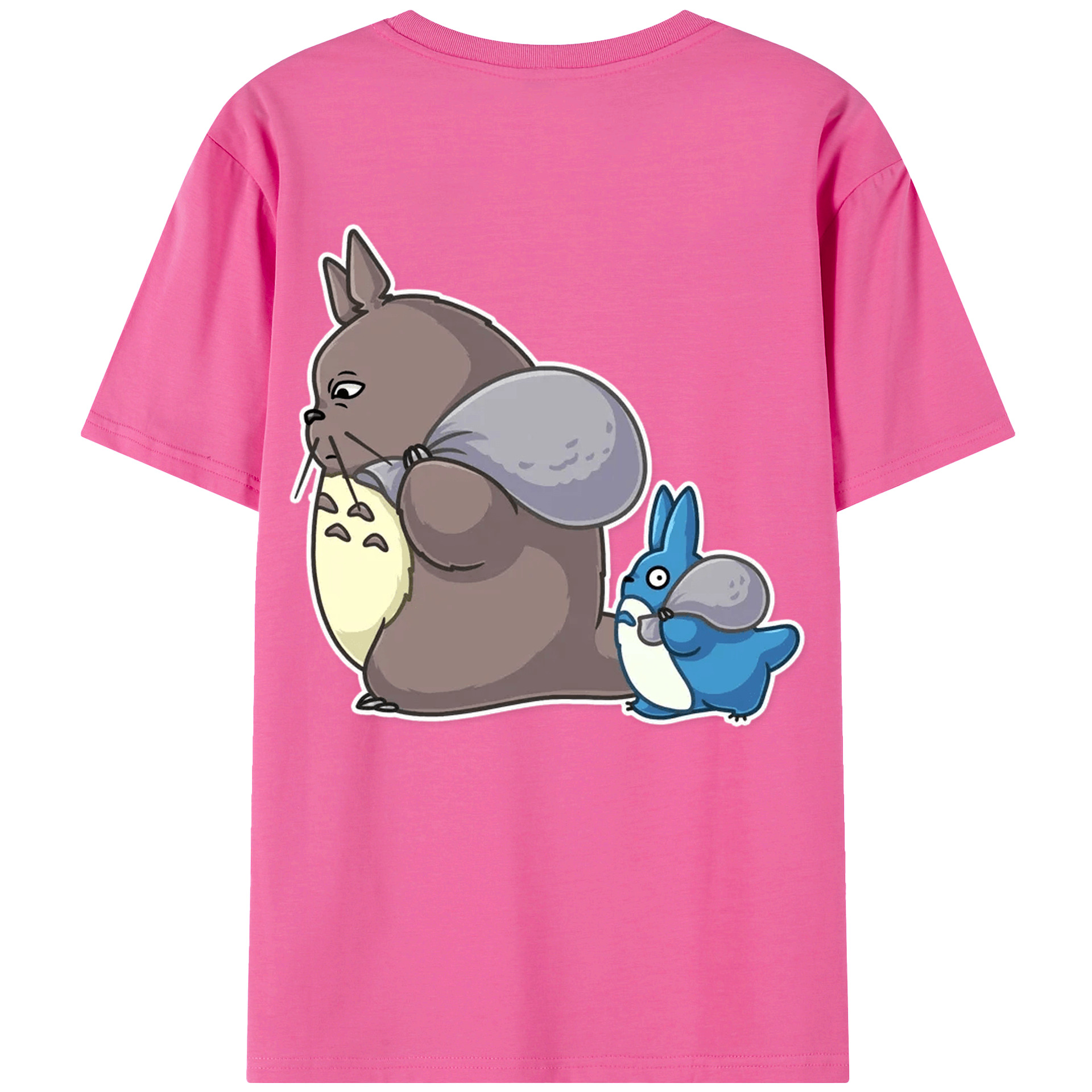 （画像用） となりのトトロ 草壁メイ 草壁サツキ My Neighbor Totoro Satsuki Kusakabe Mei Kusakabe レディース半袖Tシャツ(バックプリント)